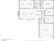 Detailed floor plan showcasing the layout of the house, including the kitchen, living room, and bedrooms at 6155 W Twain Ave, Las Vegas, NV 89103
