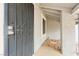 Inviting entry with a secure metal security door, leading to a well-maintained home at 6155 W Twain Ave, Las Vegas, NV 89103