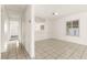 Hallway and living room with tile flooring at 6155 W Twain Ave, Las Vegas, NV 89103