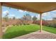 Backyard showcasing an outdoor space and manicured landscaping at 6622 Palm Branch St, North Las Vegas, NV 89086