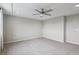 Large primary bedroom featuring ceiling fan, recessed lights, and neutral colored paint at 6622 Palm Branch St, North Las Vegas, NV 89086