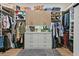 Large walk-in closet with ample storage, shelving, and drawers for organization at 6690 Interstellar St, Las Vegas, NV 89135