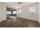 Bright bedroom with a sliding glass door and a balcony to take in the views at 8106 Skye Glen St, Las Vegas, NV 89166