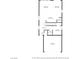 Main-floor plan featuring living, dining, and kitchen areas, plus a garage at 9983 Cluny Ave, Las Vegas, NV 89178