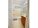Bathroom featuring a shower-tub combo, vanity, and commode at 1080 Laguna Park Ct, Las Vegas, NV 89110
