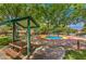 Community splash pad area with picnic tables, perfect for Gathering fun in the sun at 1634 Clint Canyon Dr, Henderson, NV 89002