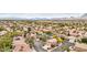 Panoramic aerial view of a sprawling residential area with lush landscaping at 2337 Ivory Point Ct, Las Vegas, NV 89134