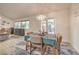 Bright dining area featuring neutral colors, vinyl flooring, and great natural light at 2810 Lava Rock Ave, North Las Vegas, NV 89031