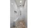 Modern bathroom featuring a frameless glass shower with built-in bench at 319 Belfast St, Henderson, NV 89015