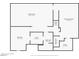 Basement floor plan displaying recreation room, Gathering room, bedroom, closets, and bathroom at 319 Belfast St, Henderson, NV 89015