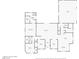 Detailed floor plan showcasing layout of main level including kitchen, living room, bedrooms and bathrooms at 319 Belfast St, Henderson, NV 89015
