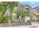 Two-story home featuring a well-manicured lawn, desert landscaping and a single-car garage at 3650 Mcmurty Ct, Las Vegas, NV 89129