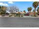 Charming single-story home with well-manicured landscaping and mature trees enhancing its curb appeal at 4300 Del Monte Ave, Las Vegas, NV 89102
