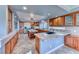 Modern kitchen with granite countertops, an island, and stainless steel appliances at 4481 Grey Spencer Dr, Las Vegas, NV 89141