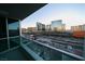 Stunning balcony view overlooking the city skyline and bustling streets below at 4575 Dean Martin Dr # 1201, Las Vegas, NV 89103