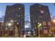 Striking exterior of high rise buildings with modern architectural design at 4575 Dean Martin Dr # 1201, Las Vegas, NV 89103