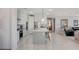 Stylish kitchen featuring a center island with seating, stainless appliances, and plenty of storage space at 8286 Skye Gorge St, Las Vegas, NV 89166
