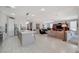 Open concept kitchen and living room providing ample room, stainless appliances, and comfortable living at 8286 Skye Gorge St, Las Vegas, NV 89166
