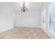 Dining room with decorative chandelier and ample natural light at 8620 Cremona Dr, Las Vegas, NV 89117
