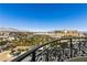 Expansive balcony with ornamental railing and panoramic views of the city and mountains at 9103 Alta Dr # 602, Las Vegas, NV 89145