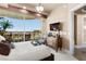 Bright and airy bedroom with a balcony, offering stunning views and a comfortable retreat at 9103 Alta Dr # 602, Las Vegas, NV 89145