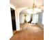 Spacious living room featuring archway, closet, stairs, carpet and natural light at 9746 Brooks Lake Ave, Las Vegas, NV 89148