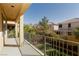 Balcony view of the neighborhood homes and landscape at 1009 Ancient Timber Ave, Henderson, NV 89052