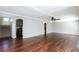Expansive living area showcasing recessed lights, hard surface flooring, and neutral paint at 1009 Ancient Timber Ave, Henderson, NV 89052