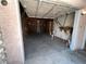 Unfinished garage space with exposed framing, offering potential for customization at 1132 S 10Th St, Las Vegas, NV 89104