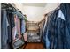 Spacious walk-in closet with shelving and hanging rods for optimal storage at 2673 Red Rock St # 102, Las Vegas, NV 89146