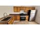 This kitchen boasts matching stainless steel appliances at 510 Holick Ave, Henderson, NV 89011