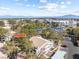 Community aerial view showcases the pool, clubhouse, and nearby surroundings at 5211 Caspian Springs Dr # 201, Las Vegas, NV 89120