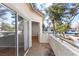 Enjoy outdoor living on this balcony with a view, accessible through sliding glass doors at 5211 Caspian Springs Dr # 201, Las Vegas, NV 89120