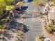Community's gated entrance and meticulously landscaped parking area offer security and aesthetic appeal at 5211 Caspian Springs Dr # 201, Las Vegas, NV 89120