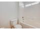 Bathroom with a tub and shower combination and a toilet at 5292 Cholla Cactus Ave, Las Vegas, NV 89141