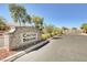 Cactus Square community entrance with stone sign at 5292 Cholla Cactus Ave, Las Vegas, NV 89141