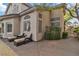 Inviting patio with lounge chairs, perfect for relaxation and outdoor enjoyment with a landscaped yard at 6 Desert Dawn Ln, Henderson, NV 89074
