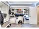 Well-organized workspace with custom built-ins, offering a functional and stylish home office at 6320 Vicuna Dr, Las Vegas, NV 89146