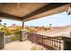 Cozy balcony with views of houses and mountain scenery at 872 Timber Walk Dr, Henderson, NV 89052