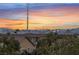 Beautiful sunset view overlooking the Las Vegas skyline at 872 Timber Walk Dr, Henderson, NV 89052
