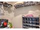 Walk-in closet with metal shelving and storage solutions for organization at 1115 Brilliant Meadow Ave, North Las Vegas, NV 89086