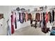 Walk-in closet with ample storage space and shelving units for clothing and accessories at 2077 Wildwood Lake St, Henderson, NV 89052