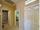 Bright entryway with tile flooring leading to bathroom and bedroom at 2270 Canyon Song Ave, Laughlin, NV 89029