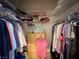 Walk-in closet with ample storage space and built-in shelving units at 2270 Canyon Song Ave, Laughlin, NV 89029