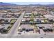 Aerial view of a residential neighborhood showcasing the area and nearby properties at 2804 Candelaria Dr, Henderson, NV 89074