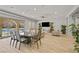 Open-concept living space showcasing seamless indoor-outdoor living with pool view at 2804 Candelaria Dr, Henderson, NV 89074