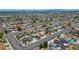 An aerial view of a community of single story homes near the city of Las Vegas at 325 Greenfield Ln, Las Vegas, NV 89107