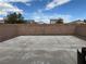 Large, concrete backyard perfect for entertaining at 3844 Hollycroft Dr, North Las Vegas, NV 89081