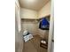 Walk-in closet with shelving and clothes rack at 3844 Hollycroft Dr, North Las Vegas, NV 89081