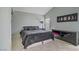 Bedroom featuring a neutral color palette, and artwork at 4156 Broadriver Dr, Las Vegas, NV 89108